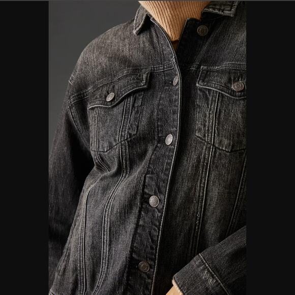 Pilcro Boyfriend Denim Jacket - New Small - Picture 3 of 6